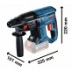 BOSCH GBH 18V-21 perforators 2x4 Ah L-Boxx